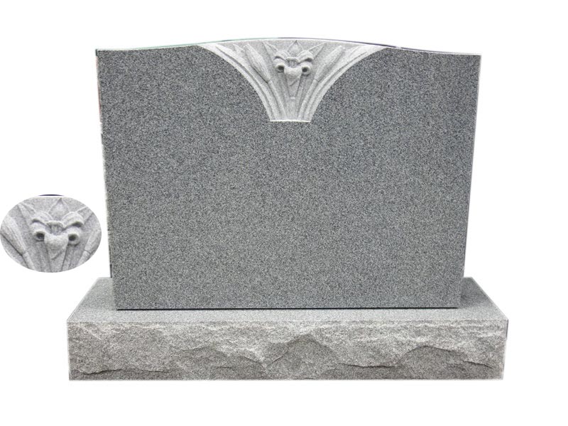 grey granite monument